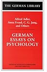 German Essays on Psychology (The German Library, V. 62)