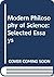 Modern philosophy of scienc...