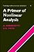 A Primer of Nonlinear Analysis (Cambridge Studies in Advanced Mathematics, Series Number 34)