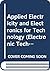 Applied electricity and electronics for technology (Electronic technology series)