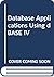 Database Applications Using dBASE IV