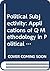 Political Subjectivity: Applications of Q Methodology in Political Science