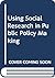 Using social research in pu...