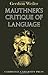 Mauthner's Critique of Language
