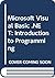 Microsoft Visual Basic .NET: Introduction to Programming