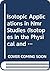 Isotopic Applications in Nmr Studies (Isotopes in the Physical and Biomedical Sciences Series, Vol 2)