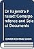 Dr. Rajendra Prasad, Corres...