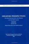 Helsinki Perspectives on the Translation Technique of the Septuagint: Proceedings of the IOSCS Congress in Helsinki 1999 (Publications of the Finnish Exegetical Society, 82)