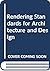 Rendering standards in architecture and design