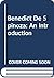 Benedict de Spinoza: An introduction