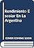 Rendimiento Escolar En La Argentina by Emilio Tenti Fanfani