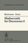 Mathematik für Ökonomen II: Lineare Algebra (Heidelberger Taschenbücher, 117) (German Edition)