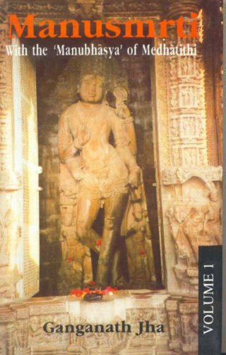 Manusmrti (10 Vols. set.) ¿with the Manubhasya of Medhatithi