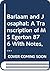 Barlaam and Josaphat: A Transcription of MS Egerton 876 With Notes, Glossary, and Comparative Study of the Middle English and Japanese Versions (Ams Studies in the Middle Ages)