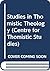 Studies in Thomistic Theology