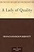 A Lady of Quality by Frances Hodgson Burnett