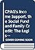 CPAG's Income Support, the Social Fund and Family Credit: The Legislation 1991: 1st Supplement