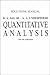 Quantitative Analysis Workbook