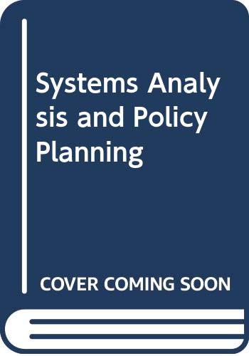 Systems Analysis & Policy Planning: Applications in Defense (Textbook Binding)