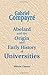 Abelard and the Origin and Early History of Universities