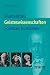 Humanities - Geisteswissenschaften – Sciences humaines: Eine Einführung (German Edition)
