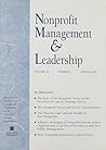 Nonprofit Management & Leadership, No. 3, Spring 2000 (J-B NML Single Issue Nonprofit Management & Leadership) (Volume 10) Nonprofit Management & Leadership, No. 3, Spring 2000 (J-B NML Single Issue Nonprofit Management & Leadership) (Volume 10)