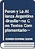 Peron y La Alianza Argentin...
