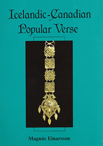Icelandic-Canadian Popular Verse (Mercury Series) (English, French and Icelandic Edition)