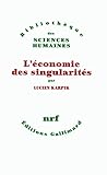 économie des singularités économie des singularités