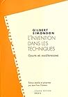 L'Invention dans les techniques: Cours et conférences