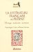 LITTERATURE FRANCAISE PRESENT