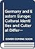 Germany and Eastern Europe: Cultural Identities and Cultural Differences (European Studies, 13)