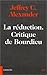 La Réduction: Critique De Bourdieu
