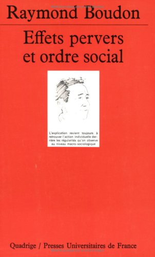 Effets pervers et ordre social (Mass Market Paperback)