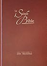 Bible NEG MacArthur : rigide similicuir grenat foncé