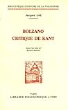Bolzano Critique De Kant (Bibliotheque D'histoire De La Philosophie) (French Edition) Bolzano Critique De Kant (Bibliotheque D'histoire De La Philosophie) (French Edition)