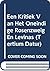 Een Kritiek Van Het Oneindige by L. Anckaert