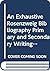 An Exhaustive Rosenzweig Bibliography: Primary and Secondary Writings (Instrumenta Theologica)