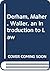 Derham, Maher and Waller: An Introduction to Law