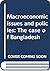 Macroeconomic issues and policies by Akhtar Hossain