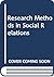 Research Methods in Social ...