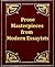 Prose Masterpieces from Modern Essayists; Froude, Freeman, Gladstone, Newman, Leslie Stephen