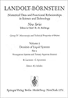 Nonaqueous Systems and Ternary Aqueous Systems / Nichtwässerige Systeme und ternäre wässerige Systeme (Landolt-Börnstein: Numerical Data and ... in Science and Technology - New Series, 1a)