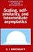Scaling, Self-similarity, and Intermediate Asymptotics: Dimensional Analysis and Intermediate Asymptotics (Cambridge Texts in Applied Mathematics, Series Number 14)