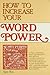 How to Increase Your Word Power