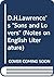 'D.H.LAWRENCE'S ''SONS AND LOVERS'' (NOTES ON ENGLISH LITERAT... by Christopher Hanson