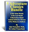 Five Adventure Classics: War of the Worlds/The Lost World/Mysterious Island/Island of Doctor Moreau/Five Weeks in a Balloon (Classic Collections)