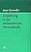 Einführung in die philosophische Hermeneutik.
