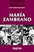 MARÍA ZAMBRANO BIOGRAFÍA.