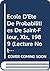 Ecole D'Ete De Probabilities De Saint-Flour, Xix, 1989 (Lectu... by D.L. Burkholder